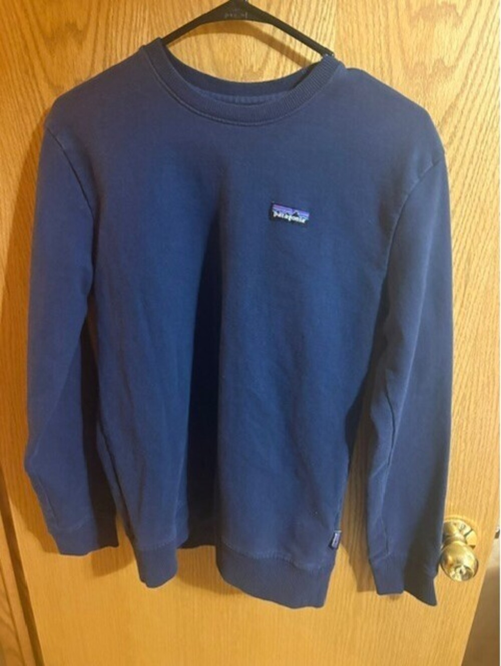 Patagonia navy crewneck sweatshirt